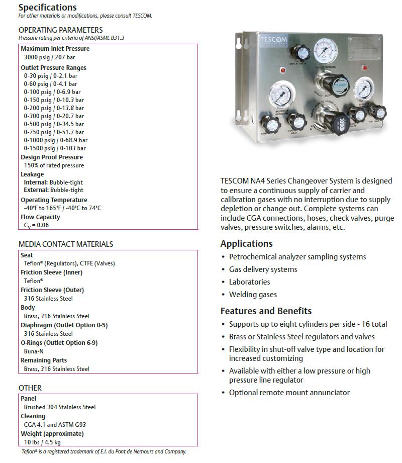 NA4 Series Changeover System(图1)